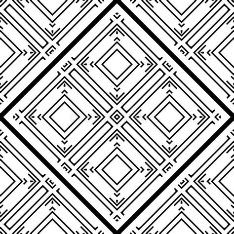 Art Deco Seamless Pattern Stock Vector Illustration Of Diamond 141219276
