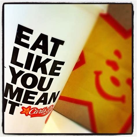 Eat Like You Mean It Grabbing A Carlsjr Burger At Lasa Flickr