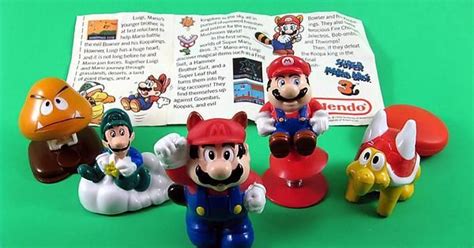 1990 Super Mario Bros 3 Happy Meal Toys Happy Meal Toys Super Mario
