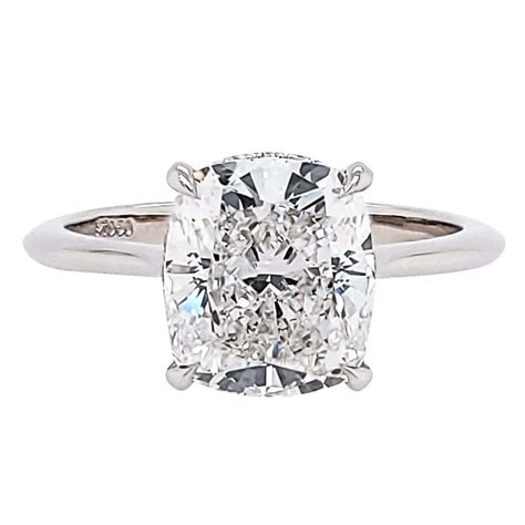 Cartier 305 Carat Round Brilliant Diamond Engagement Ring At 1stdibs