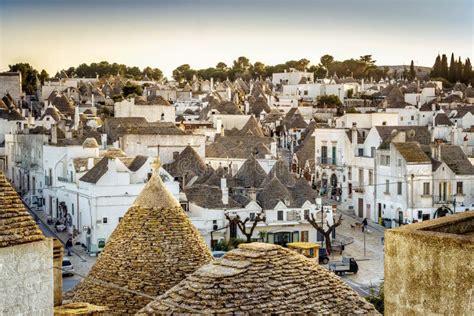 Traditional Trulli Houses In Arbelobello Puglia Italy Stock Image