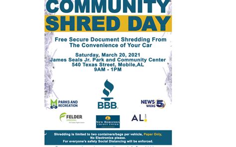 Better Business Bureau Community Shred Day By Better Business Bureau Of Central And South Alabama