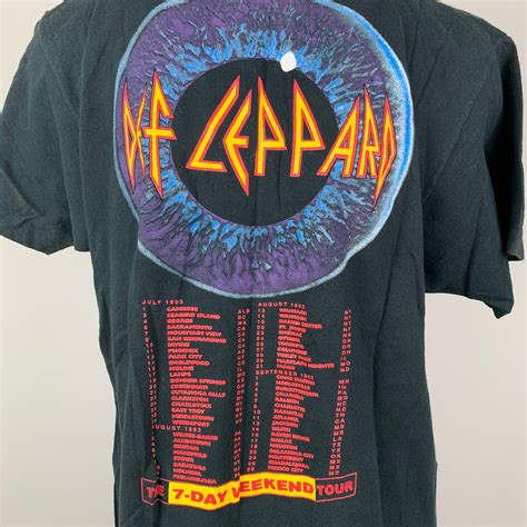 Vintage 1993 Def Leppard Adrenalize Concert Tee T Shirt Etsy