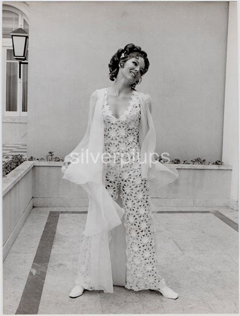 Rigg (aka miss peel aka mrs. Orig 1969 James Bond, DIANA RIGG Candid.. Wedding Dress "O ...
