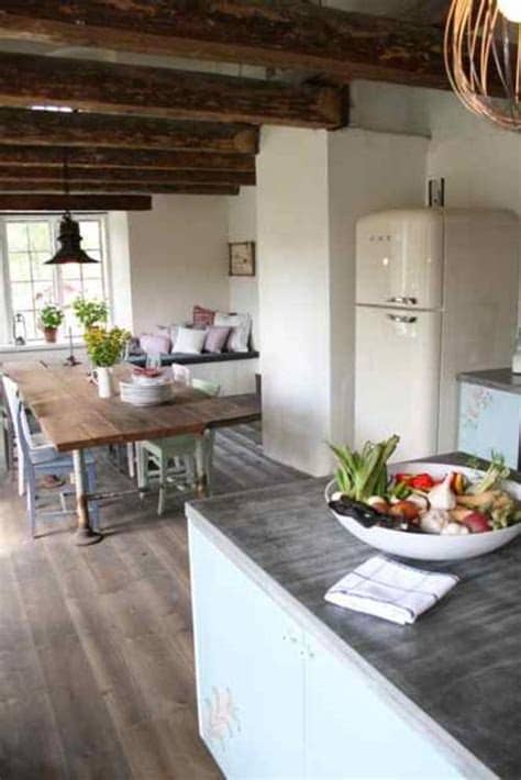Haz tu cocina más agradable con telas. Cocina Estilo Rústico - Decoracion.IN