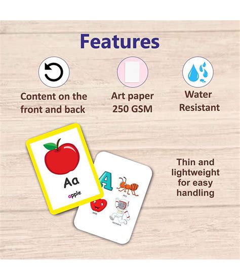 Photojaanic Flashcards For Kids 55 Cards Alphabets Emotion