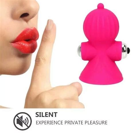 Vibrating Breast Nipple Sucker Clamps Clit Clip Sm Bondage Sex Toy For Women Ebay