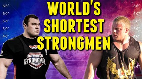 The Worlds Shortest Strongmen Youtube