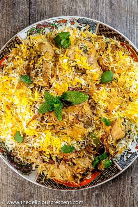Easy Hyderabadi Chicken Biryani The Delicious Crescent Master Cooking