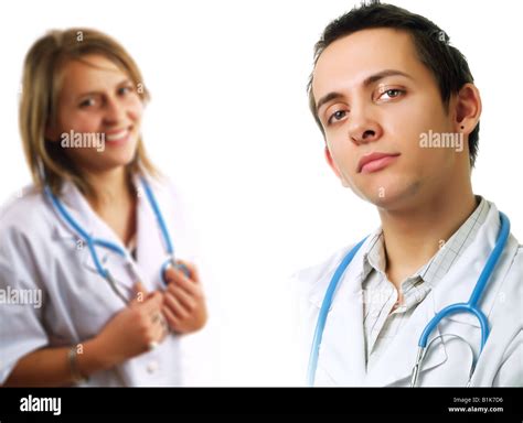 Doctor And Nurse Stock Photo Alamy