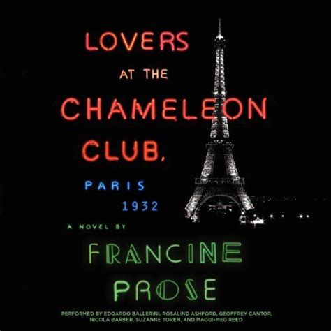 Lovers At The Chameleon Club Paris Best Fiction Books Books New Books