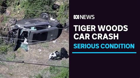 Tiger Woods Hurt In Car Crash Undergoing Surgery For Multiple Leg