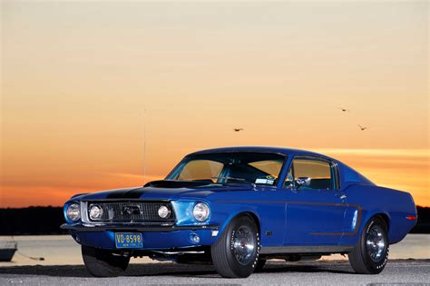 Acapulco Blue 1968 Ford Mustang Cobra Jet Has Tasca Provenance And Date