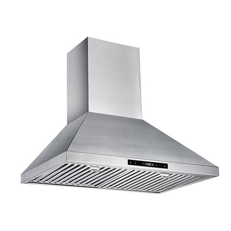 This is all about the answer to how to install a wall mount range hood? 30-inch 450 CFM Wall-Mount Chimney Range Hood in Stainless ...