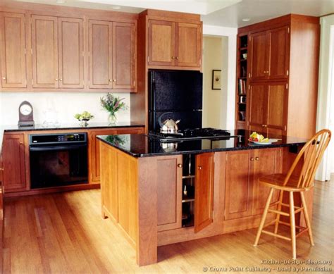 In a natural finish, cherry cabinets vary from medium to light brown and often include shades of white, gray and even. Shaker Kitchen Cabinets - Door Styles, Designs, and Pictures