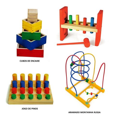 Brinquedos Educativos Com 4 Jogos Coordenação Motora Fina R 18900
