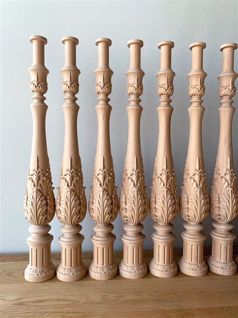 Carved Balusters In 2021 Carving Wooden Wooden Stairs