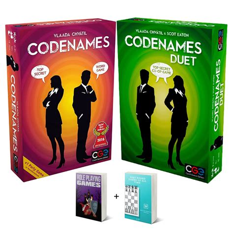 Buy Codenames Board Game Updated Code Names And Codenames Duet Spy Set