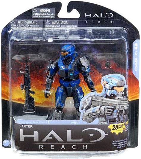 Mcfarlane Toys Halo Reach Halo Reach Series 2 Carter Action Figure Toywiz