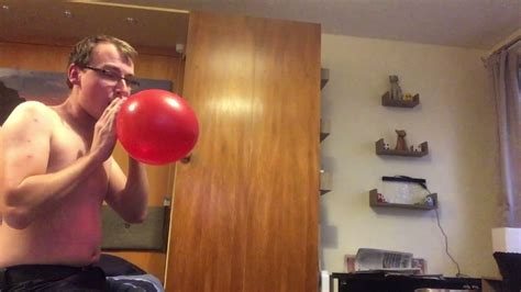 Tuftex Inch Red Balloon Blow To Pop B P Btp Tt Youtube