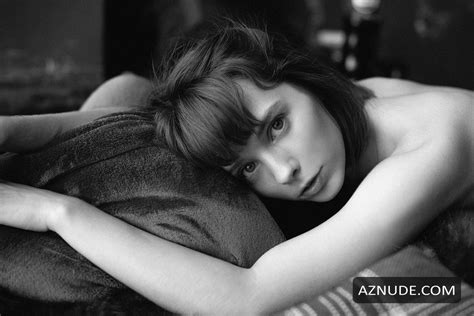 Marta Gromova Photographed Naked In A Black And White Photoshoot By