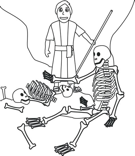 Dry Bones Coloring Pages