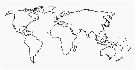 Blank World Map Hd Image Simple World Map With Country Outlines