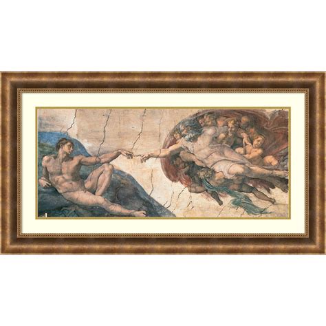 Amanti Art The Creation Of Adam C By Michelangelo Buonarroti