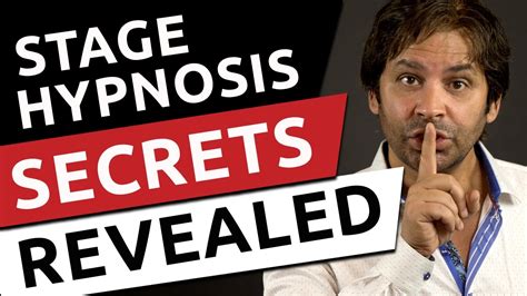 Stage Hypnosis Secrets Revealed Youtube