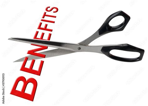 Cutting Benefits Isolated Stock Photo Adobe Stock