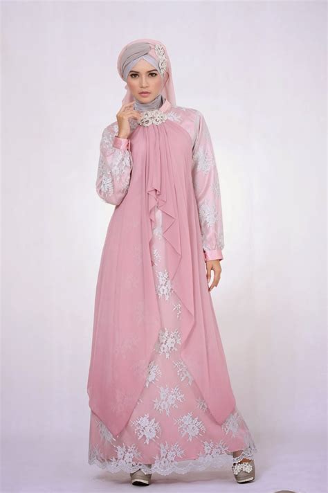 Contoh Model Baju Muslim Pesta Yang Anggun