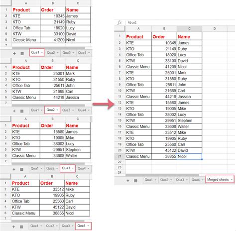 How To Merge Excel Spreadsheets Regarding How To Combine Merge