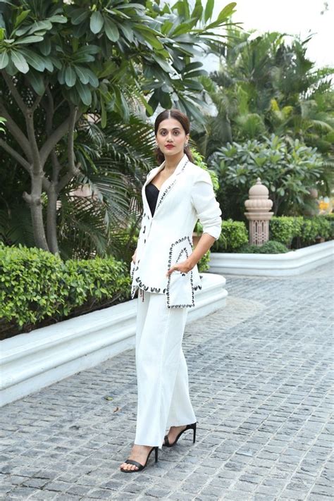 Thappad Promotions Taapsee Pannu Wows In An Edgy Pantsuit Check It