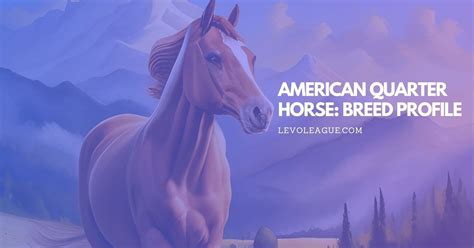 A Comprehensive Guide To The American Quarter Horse Breed Profile
