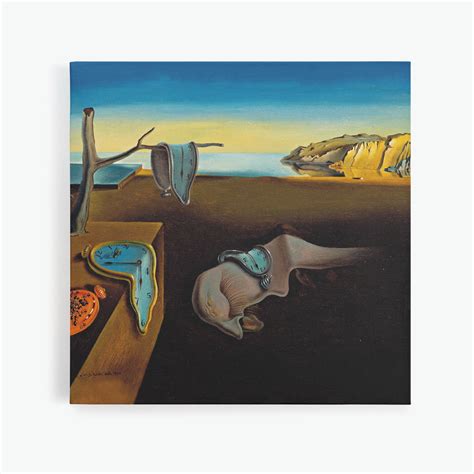 Persistência Da Memória Salvador Dalí Quadro Canvas 60x60cm