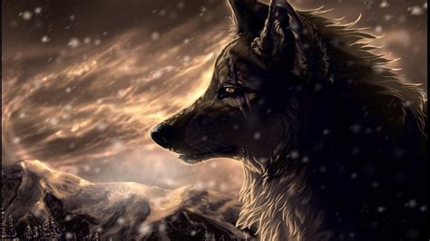 Sad Anime Wolf Wallpapers Wallpaper Cave