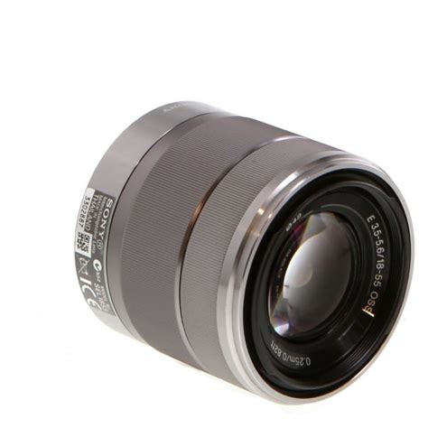 Sony 18 55mm F35 56 Oss Af E Mount Lens Silver 49 Sel1855 At Keh