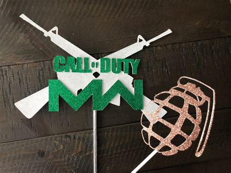 Customizedrushcall Of Duty Warzone Cake Topper With Username Etsy