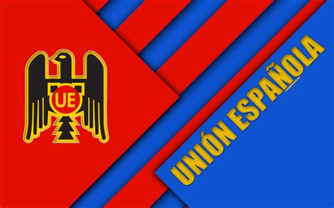 Unión española es un club de fútbol de chile, fundado en el año 1897. Download wallpapers Union Espanola, 4k, Chilean football ...
