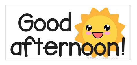 Free Good Afternoon Clipart Download Free Good Afternoon Clipart Png