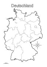 Hier finden sie einfache landkarten von deutschland, der schweiz und österreich und. Deutschlandkarte Ausmalen | My blog