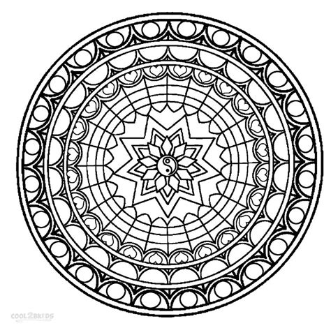 Free Coloring Pages Of Intricate Mandalas