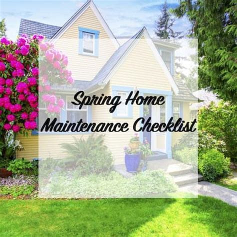 Spring Home Maintenance Tips Goalline Real Estate