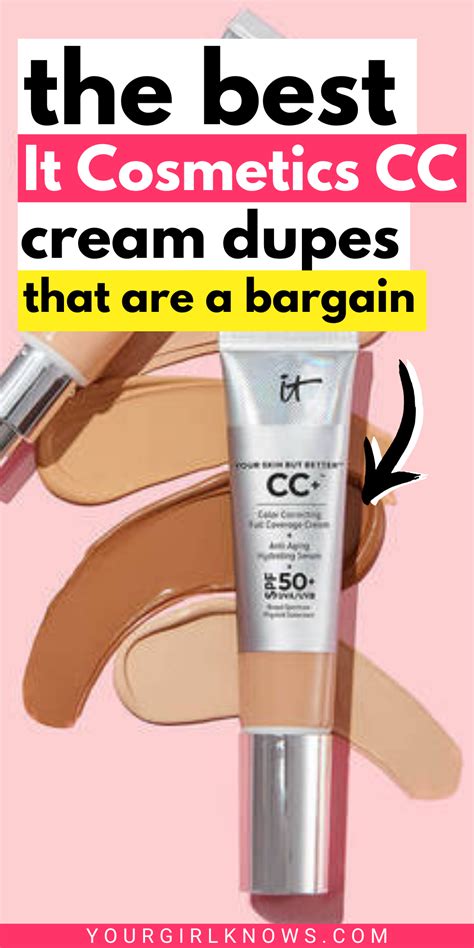 7 It Cosmetics Cc Cream Dupes That Are A Clear Bargain Artofit