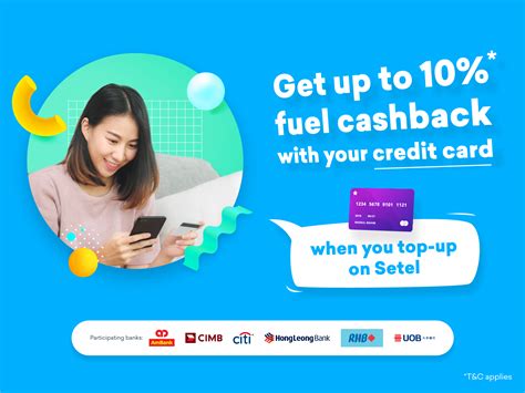 But the overall concept of how to earn cash back effectively remains. Earn Cashback with Credit Card Top-Up on Setel ...