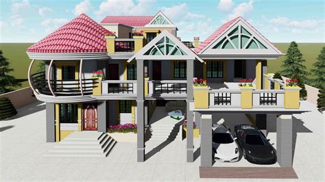 बंगला का डिज़ाइन घर का नक्शा Small Bangla Ka Design Best