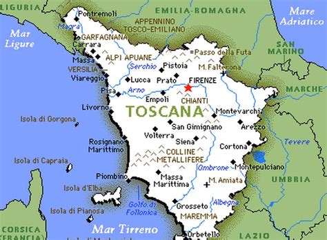 The Region Of Tuscany Toscana
