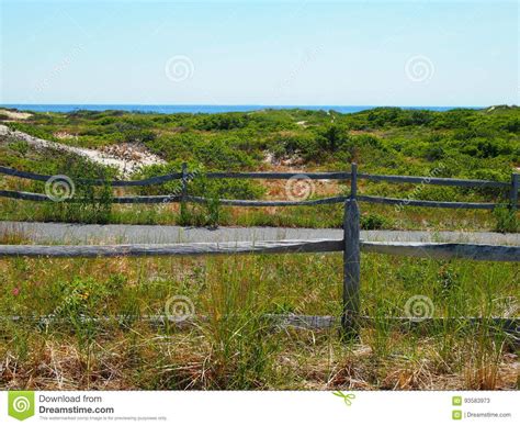 Summer Fence Stock Image Image Of Pier Line Harbor 93583973