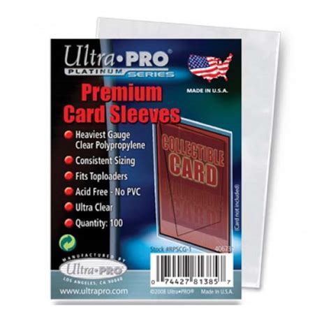 Ultra Pro Ultra Pro 100 Premium Collectible Card Sleeves Accessories