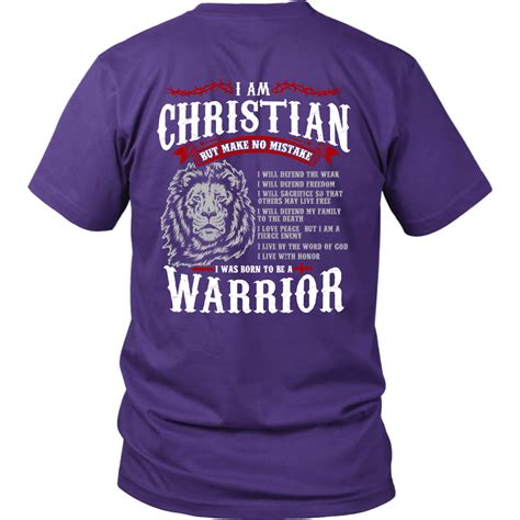 Christian Warrior Christian Warrior Christian Shirts Designs
